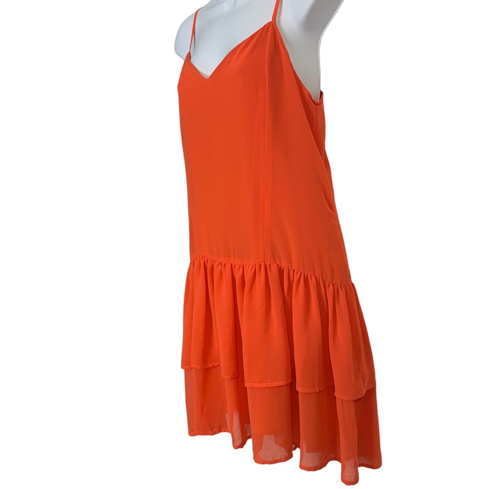 BCBGeneration Double Ruffle  Mini Dress Sz S